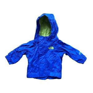 The North Face Full-Zip Hooded HYVENT Rain Jacket EUC 0-3 Months NWOT